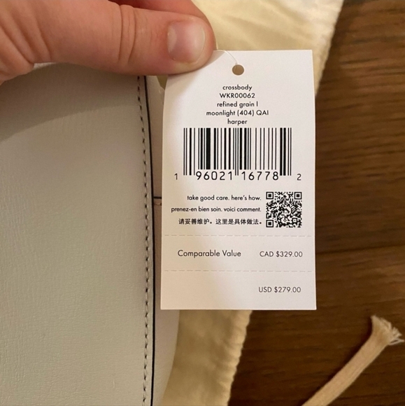🔹️ Kate Spade🔹️ Harper Crossbody - Moonlight - NWT ✨️🩵 - Picture 6 of 6